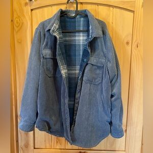 Flannel/Corduroy Reversible Shacket/Top
